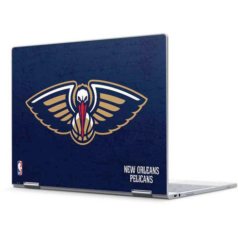 NBA New Orleans Pelicans Distressed Pixelbook Skin